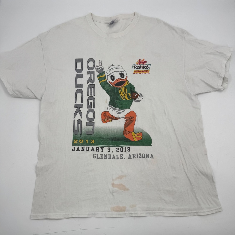 Oregon Ducks Tostitos Fiesta Bowl 2013 January 3rd Glendale Arizona T Shirt